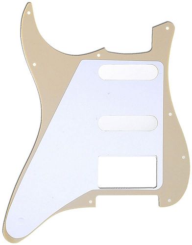 Musiclily MX0317 Защитная накладка для электрогитары, Fender Stratocaster, 1 слой, кремовая.