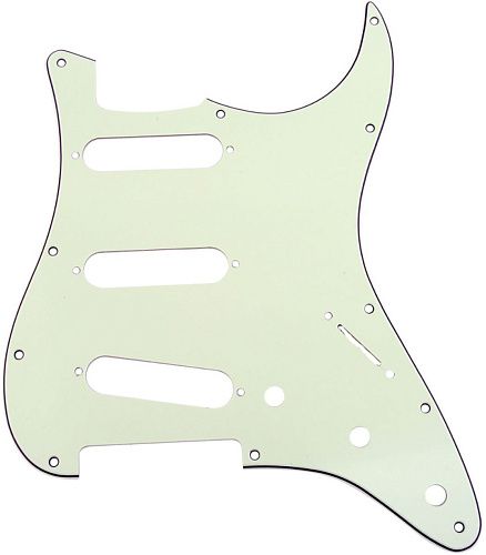 Musiclily MX1148IV Защитная накладка для электрогитары, Fender Stratocaster, 3 слоя, слоновая кость.